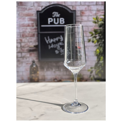 Ensemble de 4 flûtes à champagne en plastique Tritan Lexington