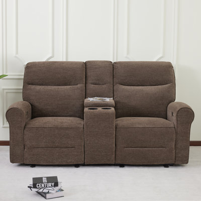 Causeuse inclinable électrique avec console Endrik
