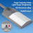 6000W Solar Street Light Outdoor With Motion Sensor & Remote - 550000LM 7000K Super Bright IP67 Waterproof Security Flood Light For Parking Lots, Driveways, Yards
