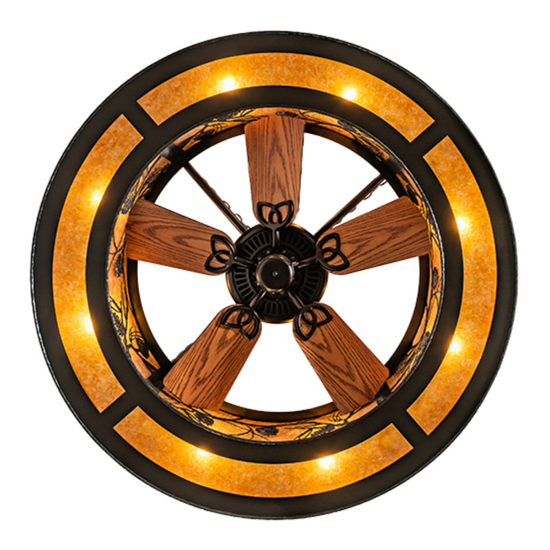 Whispering Pines Downrod Ceiling Fan