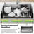 30" X 18" Undermount Kitchen Sink 16 Gauge Stainless Steel Single Bowl Drop-In Kitchen Sink-133734754