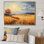 Countryside Wheat And Pastel V - Landscapes Wall Art Living Room