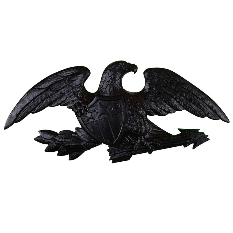 Deluxe Eagle Wall Décor, Black