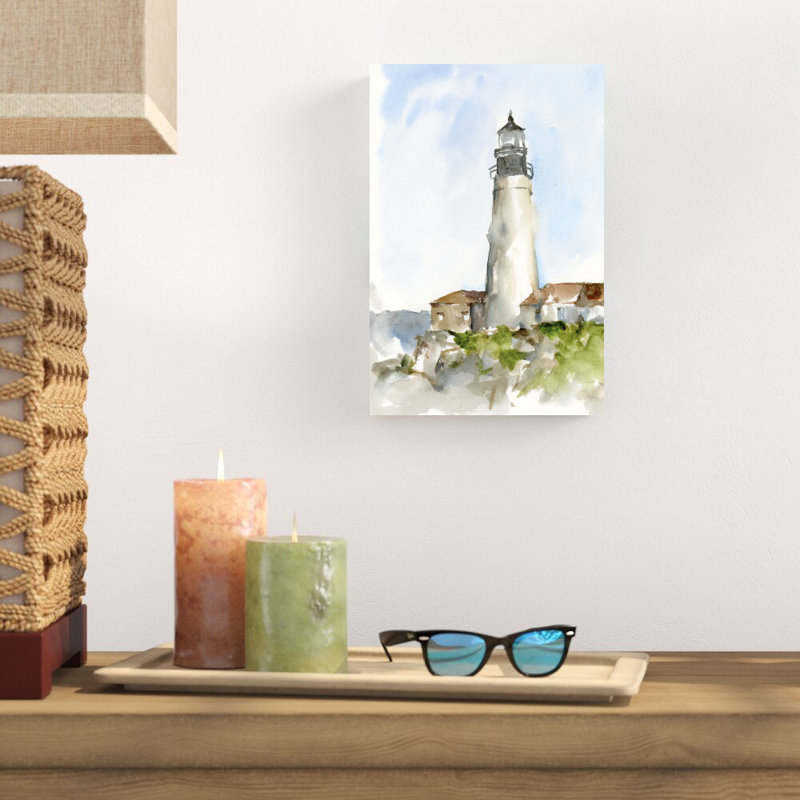 Étude du phare de Plein Air II, H 12 po x l 8 po
