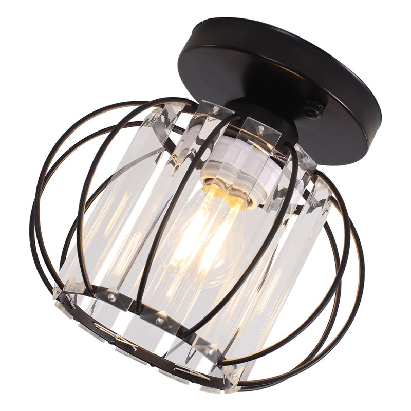Aalaya Flush Mount, Matte Black