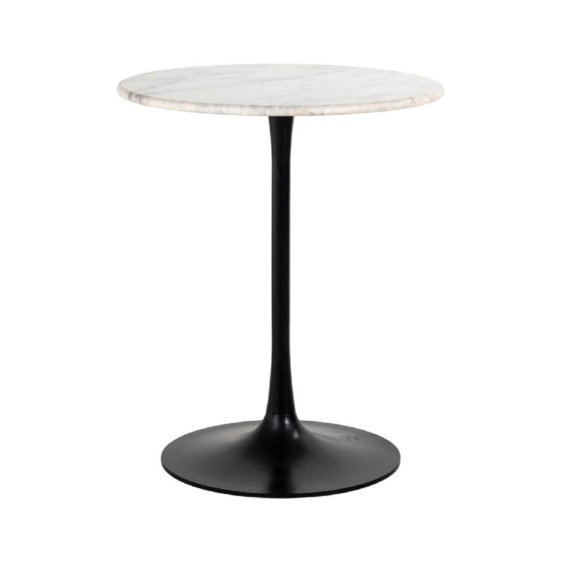 Table de bar ronde 26 po, Blanc