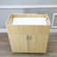 Children Infant Changing Table with Pad, Wooden Changing Table, Natural, Optiona Install Castors