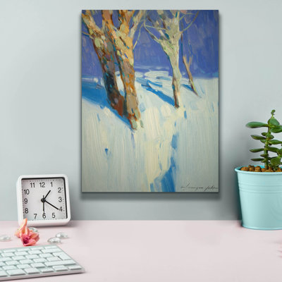 "Epic Graffiti" Winter Trees "par Vahe Yeremyan, art mural sur toile