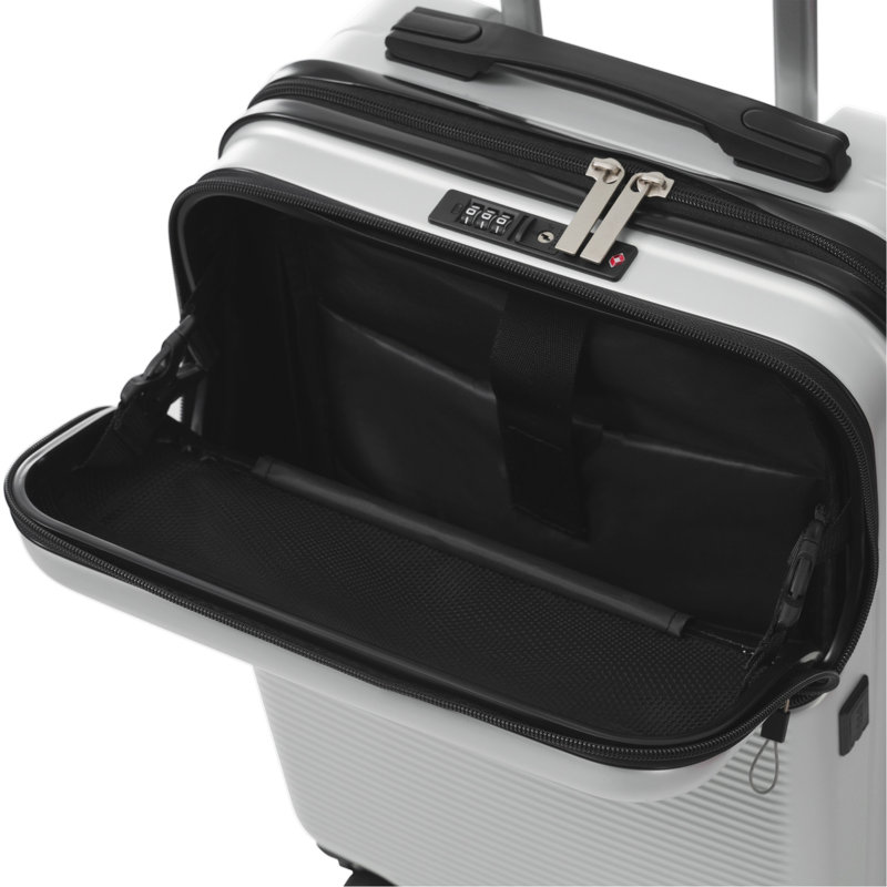 Ensemble de bagages 5 pièces avec demi-ouverture, ensemble de valise de transport rigide avec double roue pivotante, bagage de voyage léger avec port USB, serrures TSA