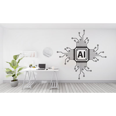 Décalcomanie d'art mural en technologie Technology