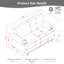 Canapé-lit 59,5 po Modern Classic Classic-510539213
