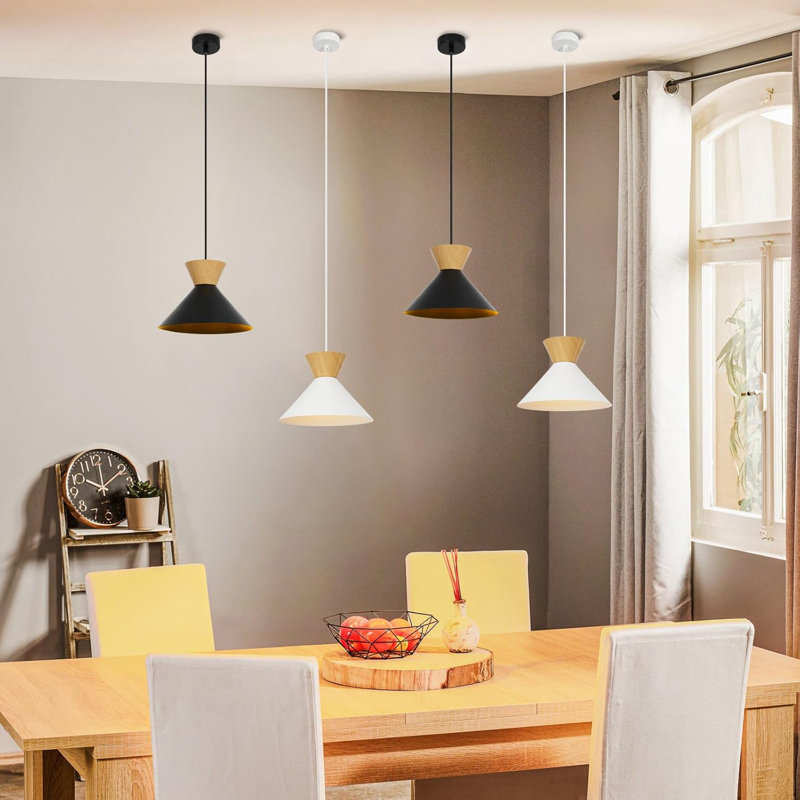1 - Light Bowl Pendant, Matte Black, Black