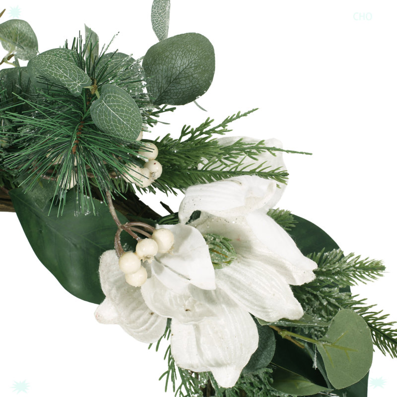 Donway Faux Foliage Polyester 21.75'' Wreath