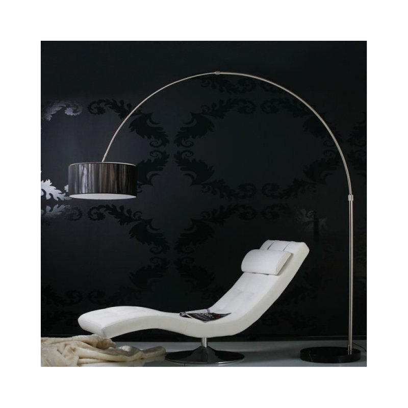 225 Cm Herwig Arc Lamp, Black