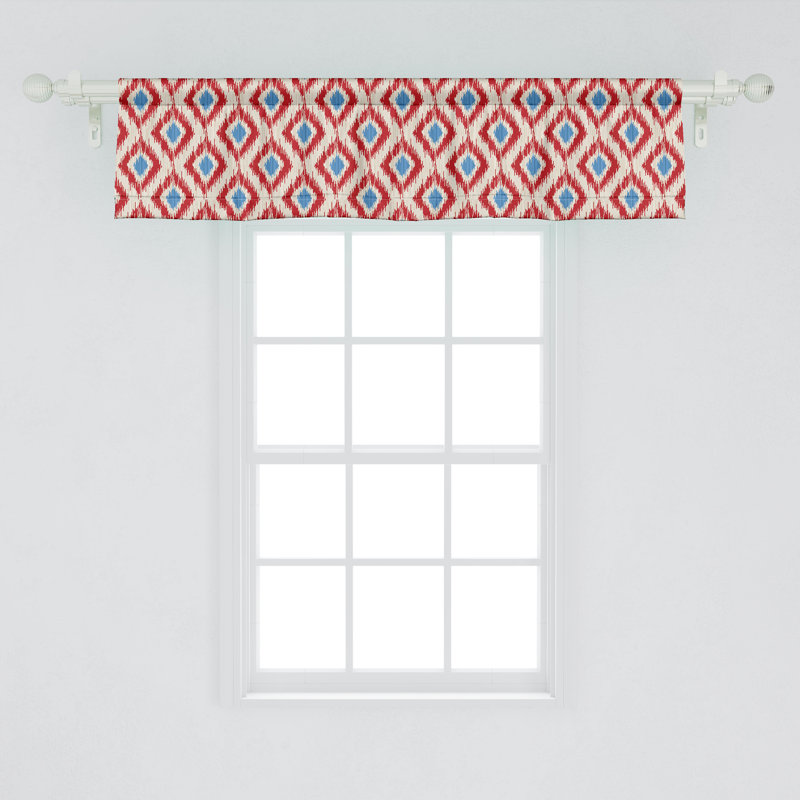 Ensemble de 2 cantonnières Ambesonne Ikat, L 42 po x L 12 po