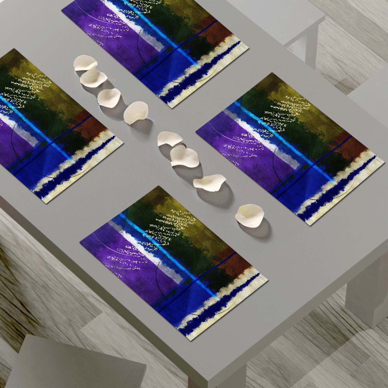 Napperon abstrait en polyester