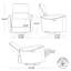Fauteuil inclinable électrique pivotant en cuir véritable Sant-107225110