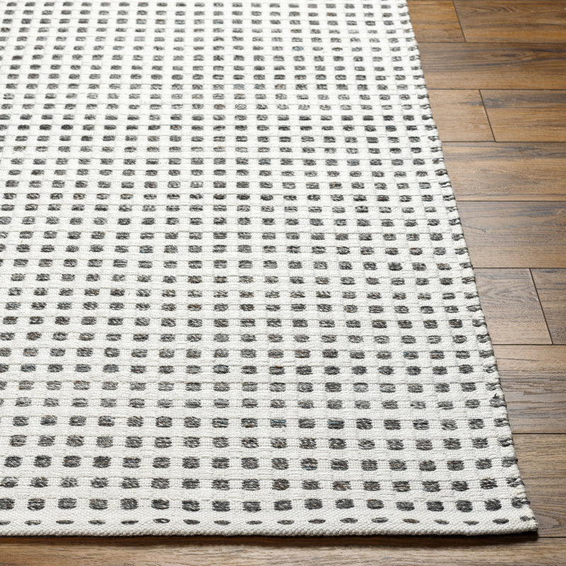 Geometric Area Rug, Dark Gray, Runner 2'6" x 8'