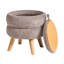 Storage Pouffe HAWLEY Chenille 40 cm 40 cm 41 cm-636929307