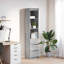 Highboard 37.5X35x180 Cm Engineered Wood-1424353855