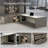 Achilles Luxury Modern L-Shaped Ergonomic Executive Desk With Integrated Storage & Power Management-629440636-604293783