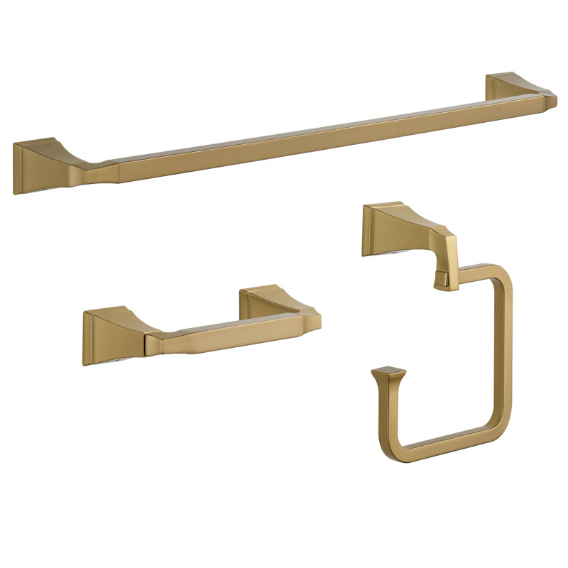 Ensemble de quincaillerie de salle de bain Dryden ™ 3 pièces, Bronze champagne