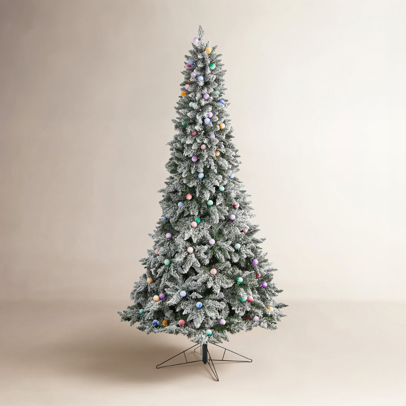 Lighted Artificial Christmas Tree, 8.5' H