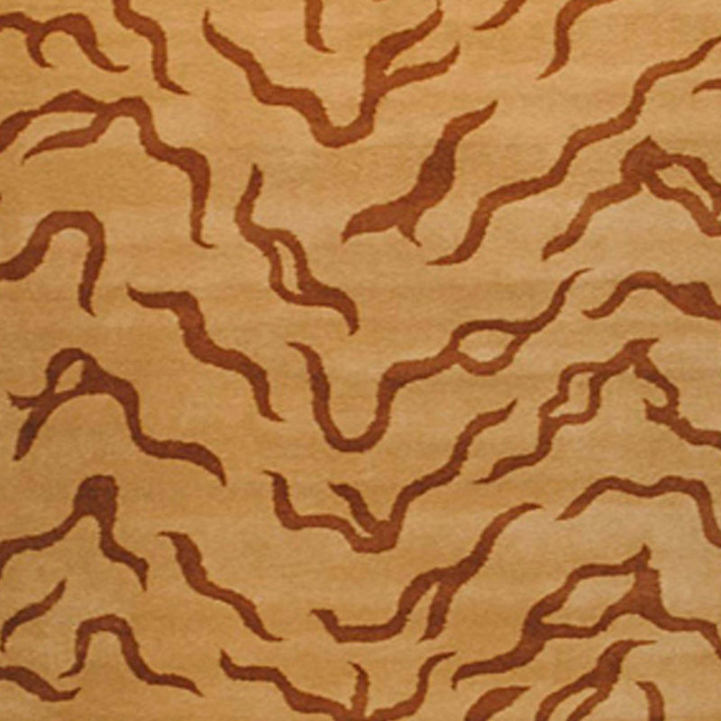 Indo Wool Animal Print Indoor Rug, Rectangle 4' x 6'