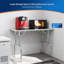 Table pliante 48 po x 24 po en acier inoxydable