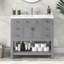 Meuble-lavabo 36 po avec lavabo supérieur-441575137