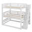 Triple lit superposé avec design séparé et escalier de rangement-330244642