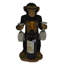 Lamas 1 Bottle Wine Bottle & Glass Rack Black