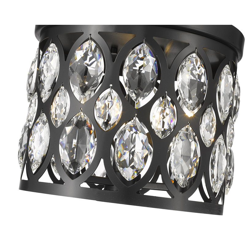 Plafonnier encastré 3 lumières 11,25 po unique Gertrudes