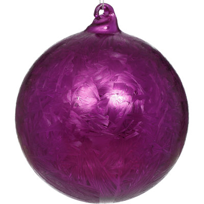 Frosted Ball Ornament Set