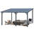 Aluminum Pergola with Canopy-102155750-95168563