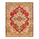 Amous One-of-a-Kind Rectangle 1'11'' X 1'7'' Hand Knotted Area Rug