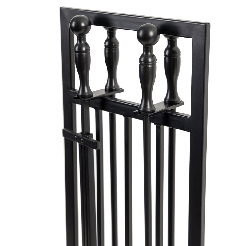 Country Living Pinecrest Black Fireplace Tool Set