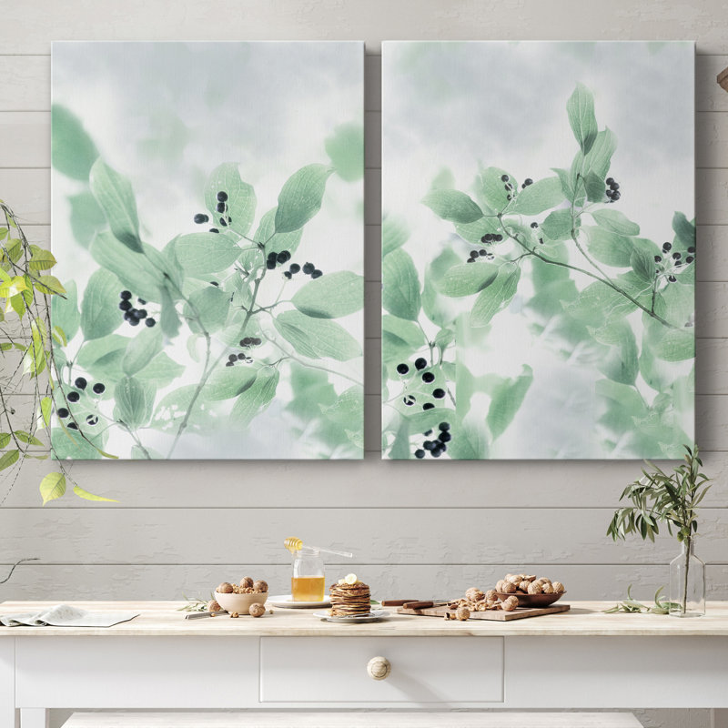 Irene Weisz - ensemble de 2 reproductions d'art, H 20 po x l 32 po x P 1 po, Toile tendue, Pas de tapis