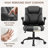 Culler Ergonomic Executive Chair with Headrest Adjustable Arms-423667824