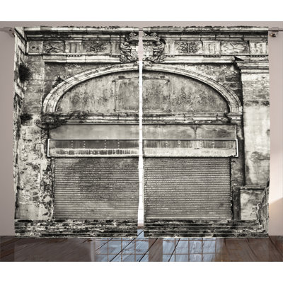 Semi-Sheer Rod Pocket Curtain Panels