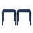 Delron Plastic Square Patio Side Table-1829281596