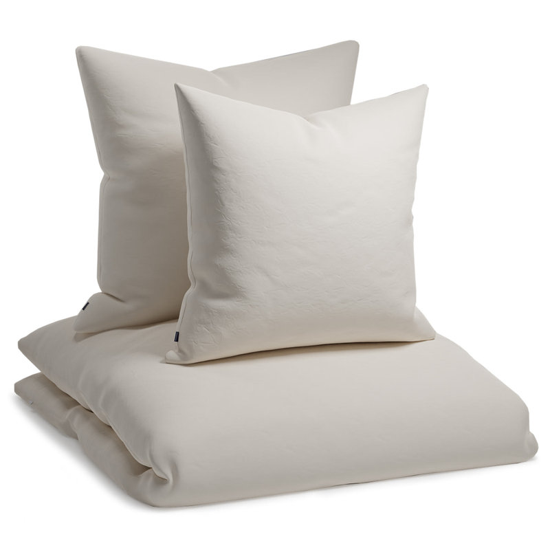 Polyester Unicoloured Duvet Cover Set with Pillow Shams