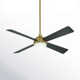 54" 4 - Blade LED Standard Ceiling Fan with Remote Control and Light Kit Included