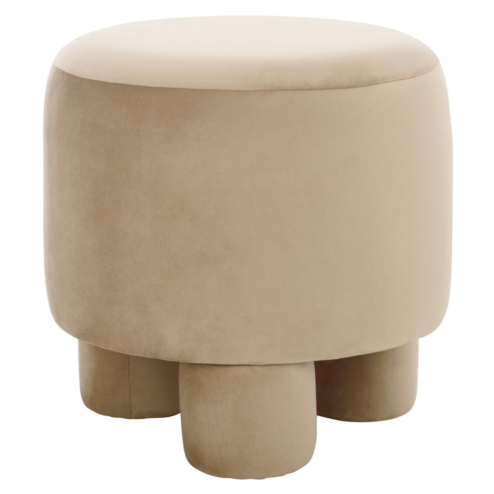 Josie 17" Ottoman, Tan