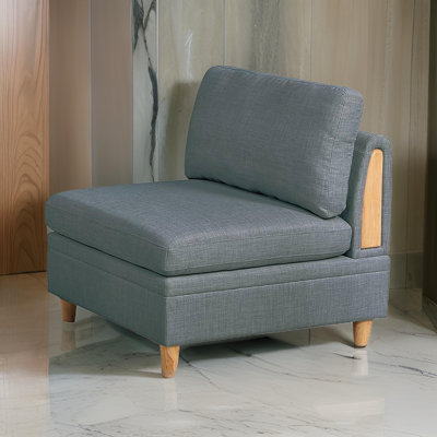 Barisccy 30" W Slipper Chair by F&L Homes Studio