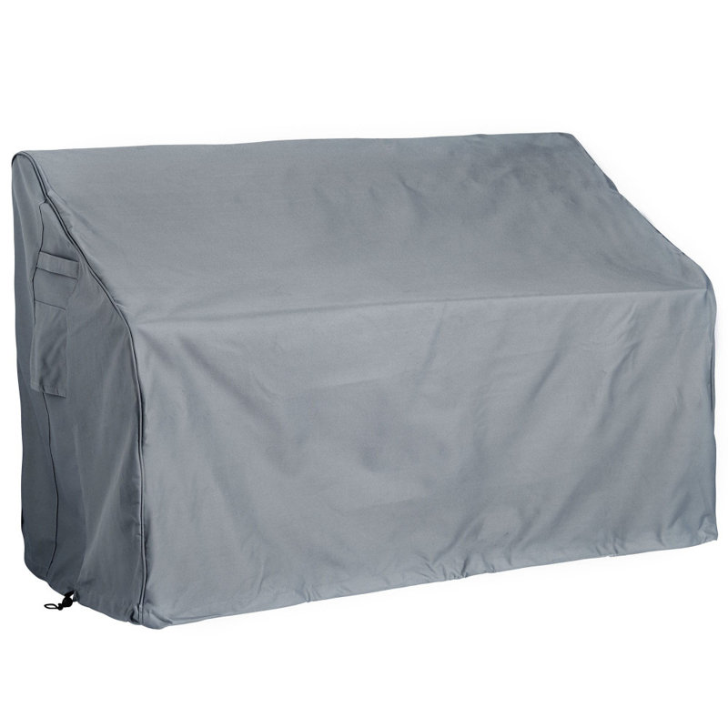 Outdoor Patio Bench Cover, 96cm H x 173cm W x 91cm D