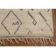 Tapis marocain géométrique ivoire moderne 6 x 10