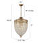 Lustre 6 lumières en cristal de perles dorées-1491430725-1515625676