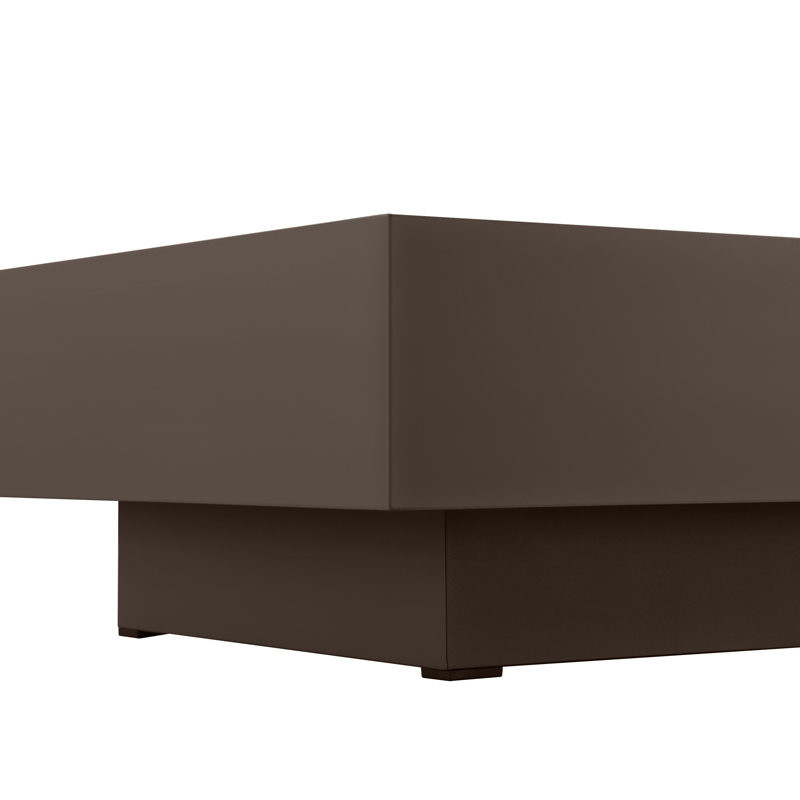 Table basse d'extérieur en aluminium Oslo, Bronze