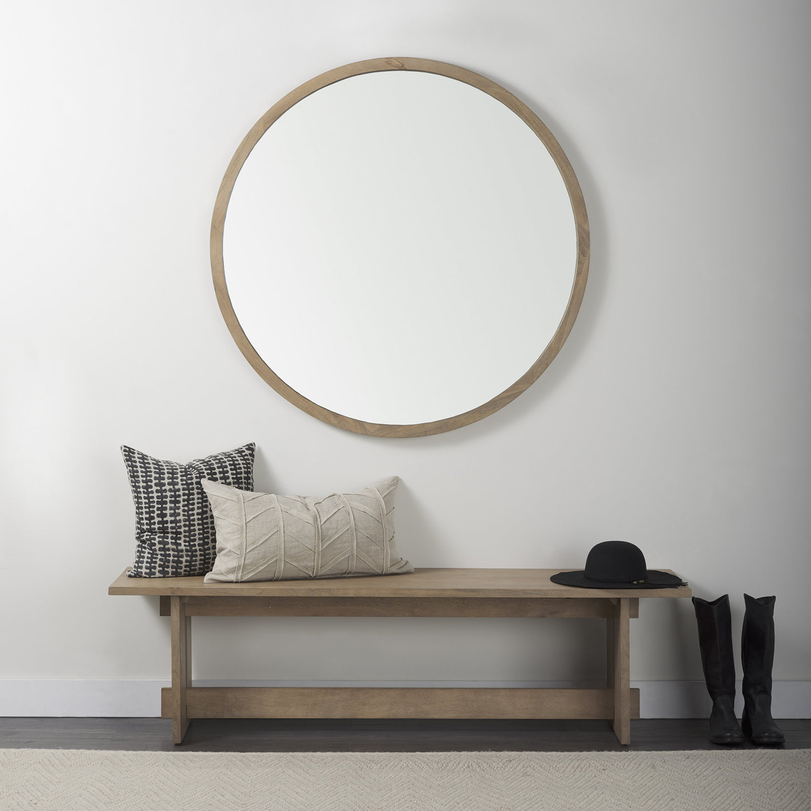 Carper 46" Accent Mirror, Brown